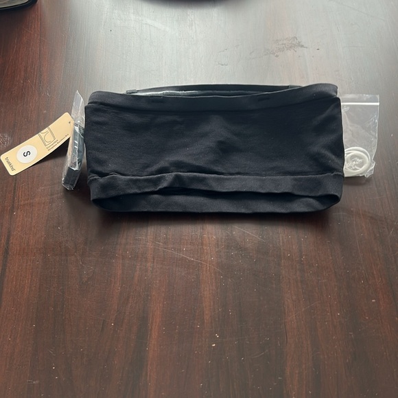 Truekind® by Shapermint Convertible Strapless Bandeau Bra Black Size S - Picture 8 of 12